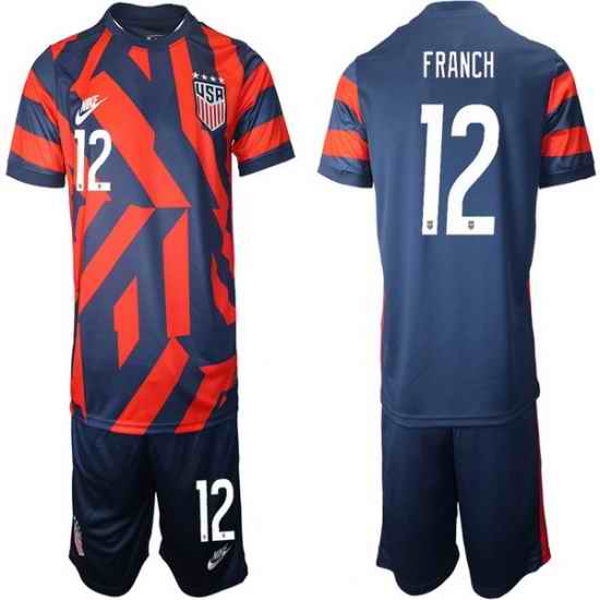 Mens United States Short Soccer Jerseys 012